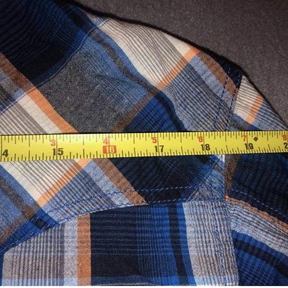 Cinch Slim Fit Pearl Snap Plaid Western Shirt Sz Lg - Picture 7 of 8